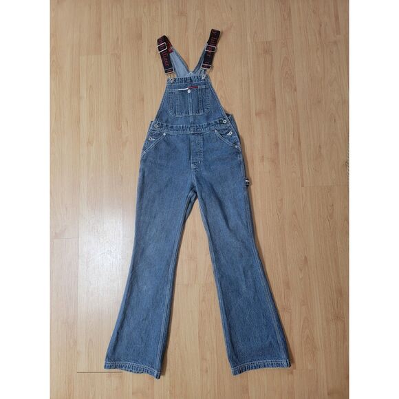 Tommy Hilfiger Pants - Vintage Y2K Tommy Jeans Denim Carpenter Overalls Logo Spellout Straps XS